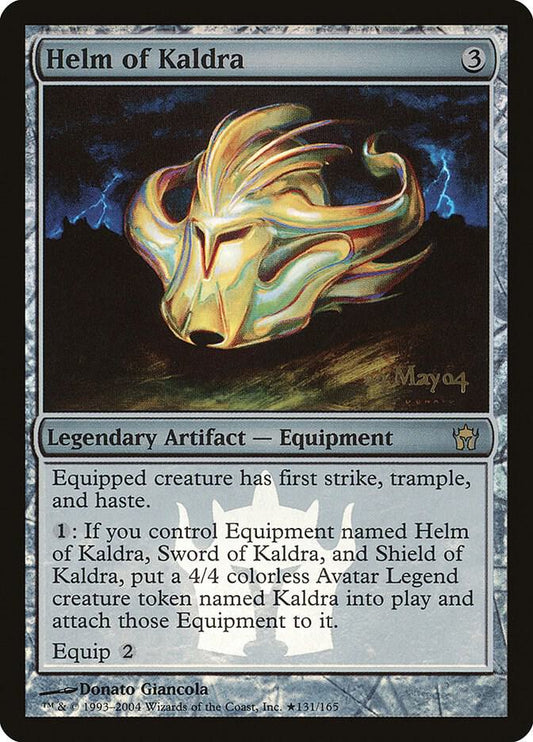 Helm of Kaldra 131★/1 (Prerelease Cards)  - Foil