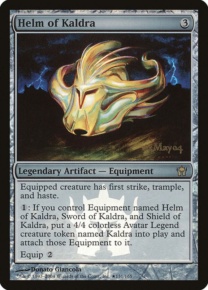 Helm of Kaldra 131★/1 (Prerelease Cards)  - Foil