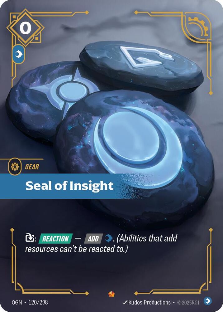 Seal of Insight 120/298 (Origins)  - Foil