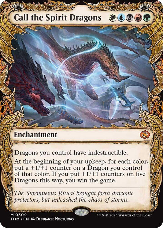Call the Spirit Dragons 309 (Tarkir: Dragonstorm)  - Showcase