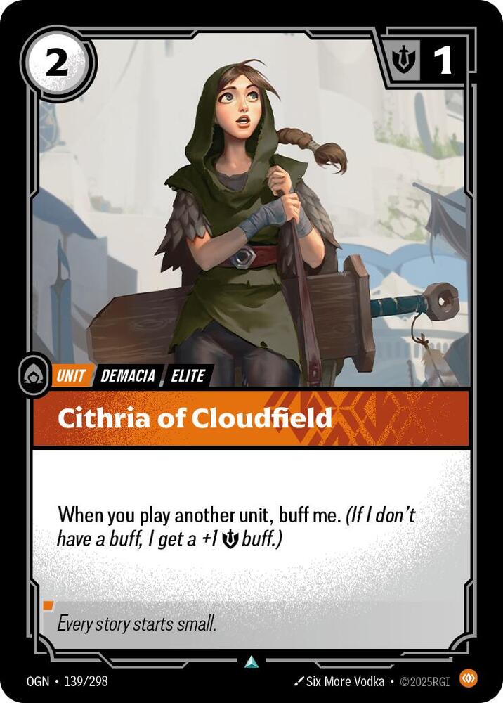 Cithria of Cloudfield 139/298 (Origins) 