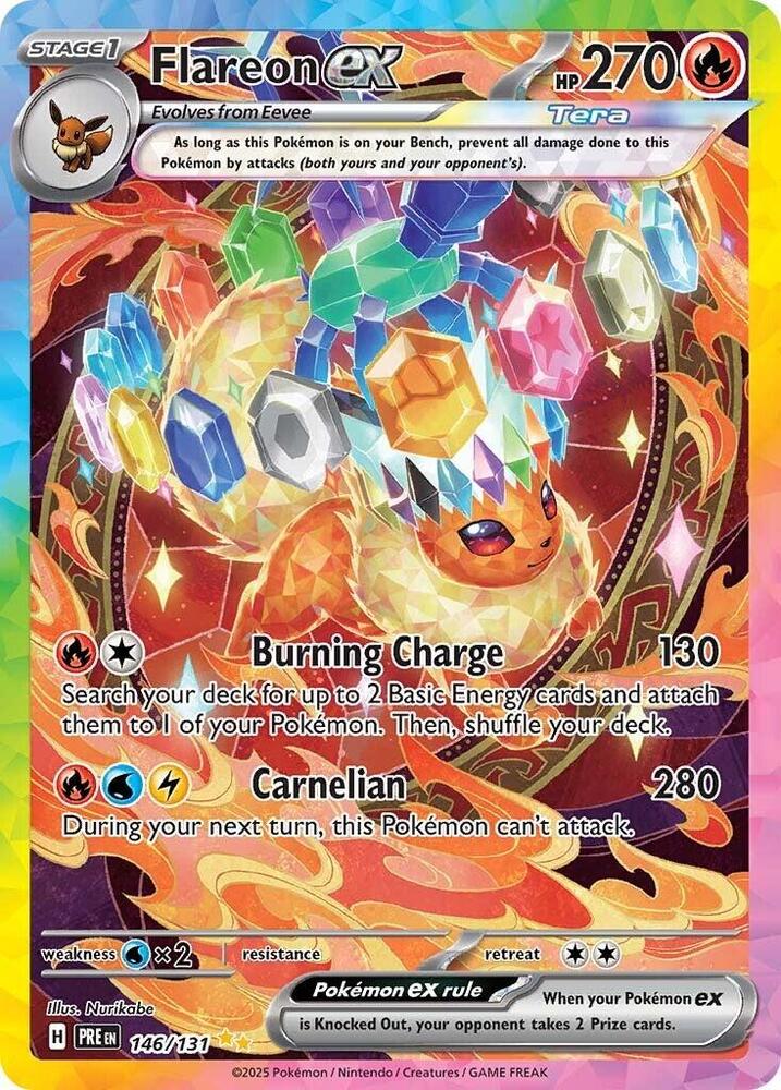 Flareon ex 146/131 (SV: Prismatic Evolutions)  - Holofoil