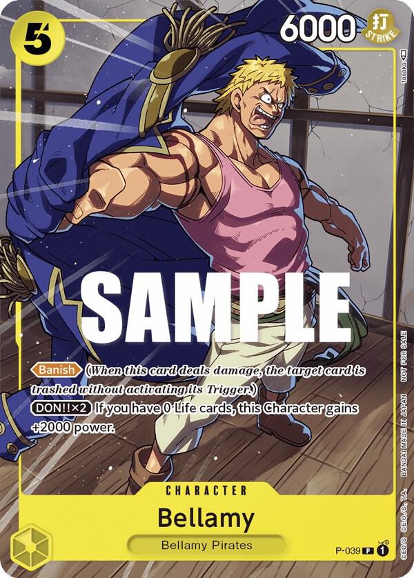 Bellamy (Pirates Party Vol.4) P-039 (One Piece Promotion Cards) 