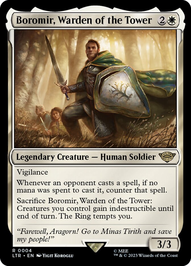Boromir, Warden of the Tower 4 (Universes Beyond: The Lord of the Rings: Tales of Middle-earth) 