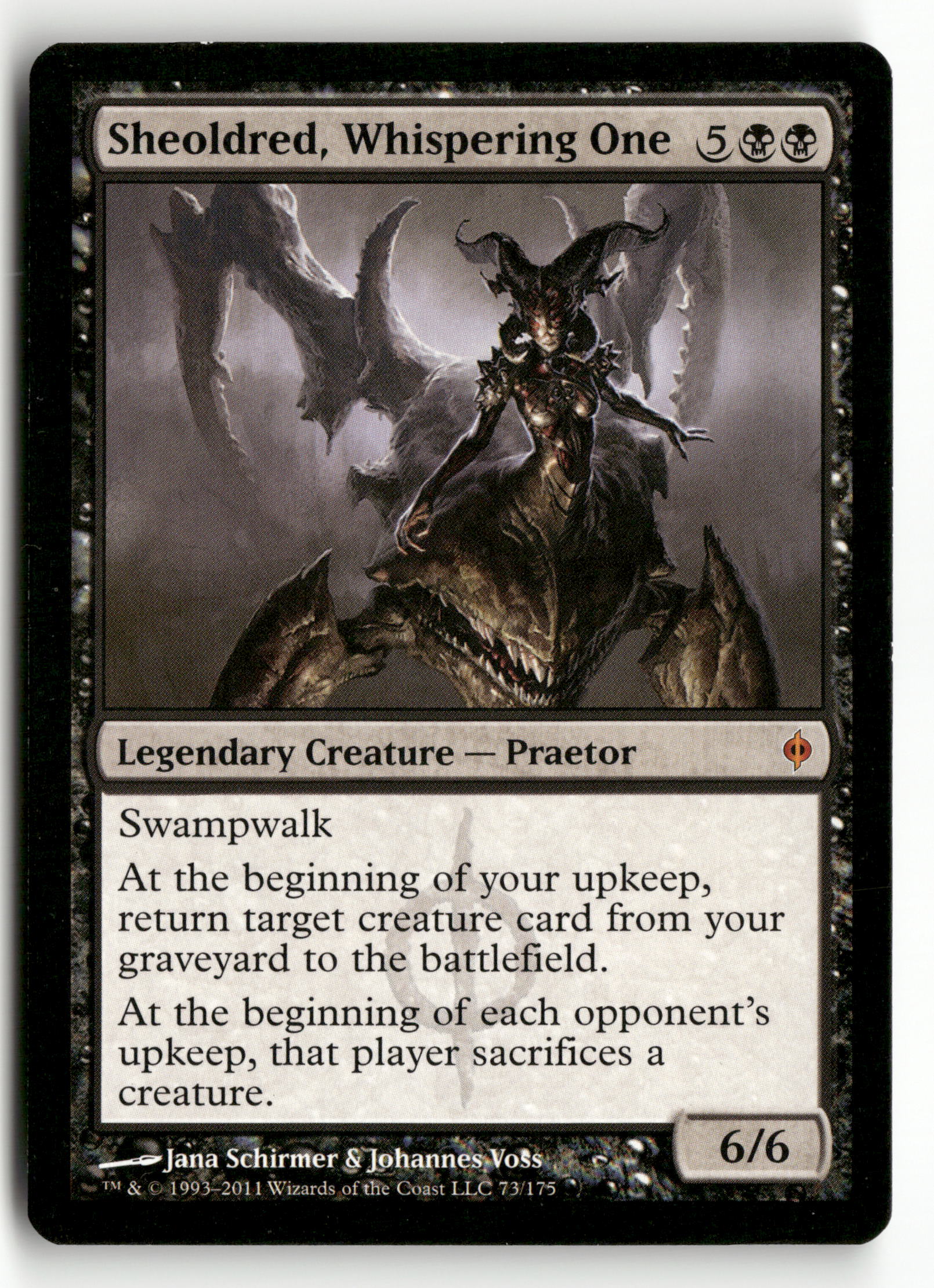 MTG New Phyrexia 73 Sheoldred, Whispering One M NM