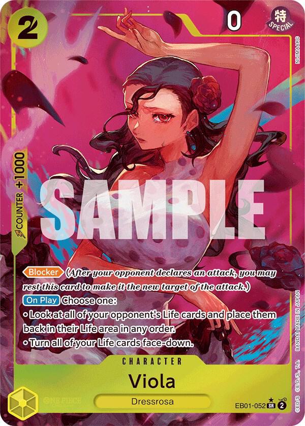 Viola EB01-052 (Extra Booster: Memorial Collection)  - Alternate Art Foil