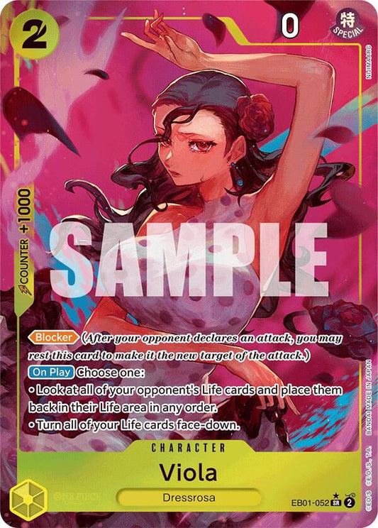 Viola EB01-052 (Extra Booster: Memorial Collection)  - Alternate Art Foil
