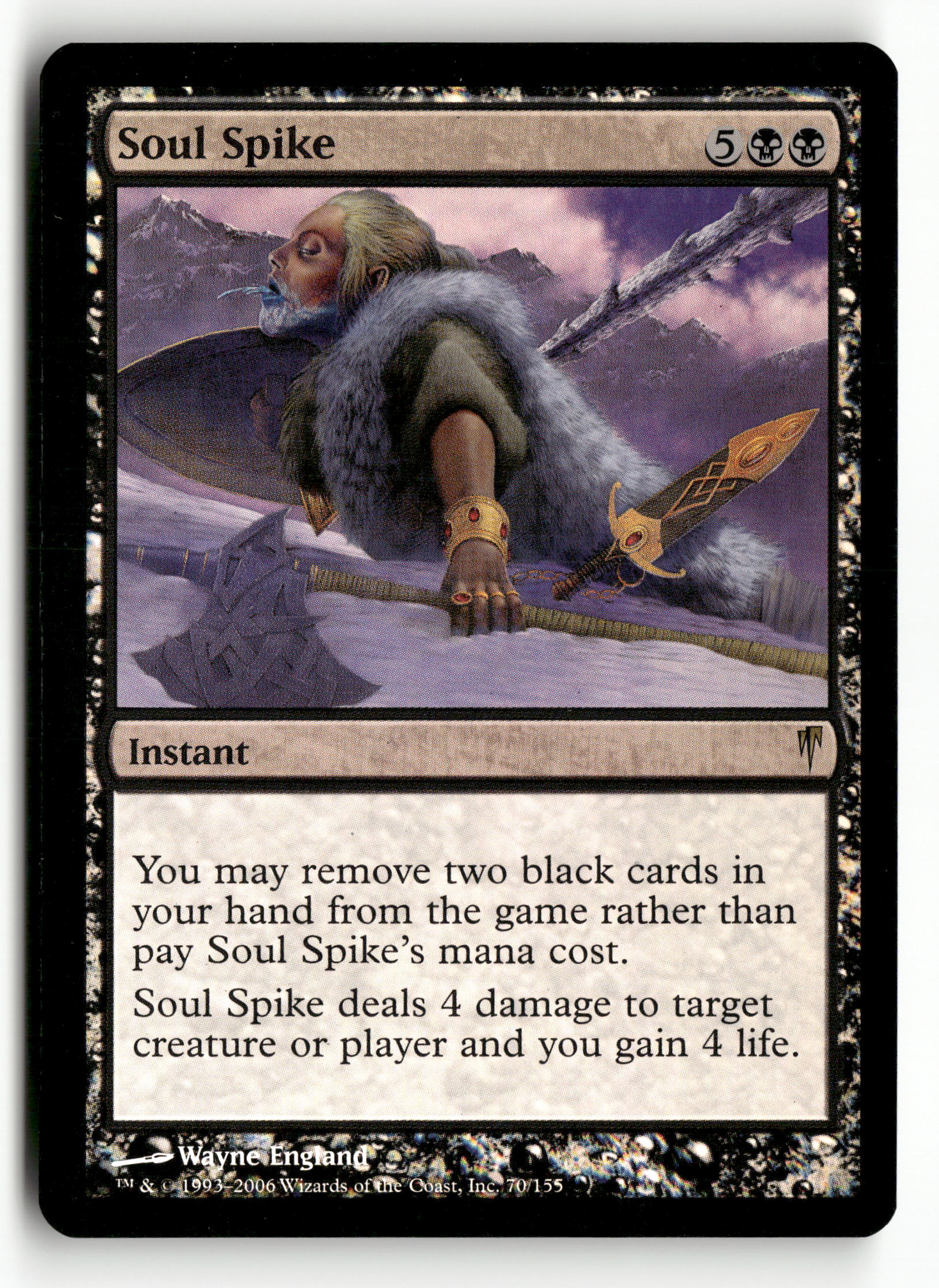 2006 MTG Magic The Gathering Coldsnap 70/155 Soul Spike FOIL