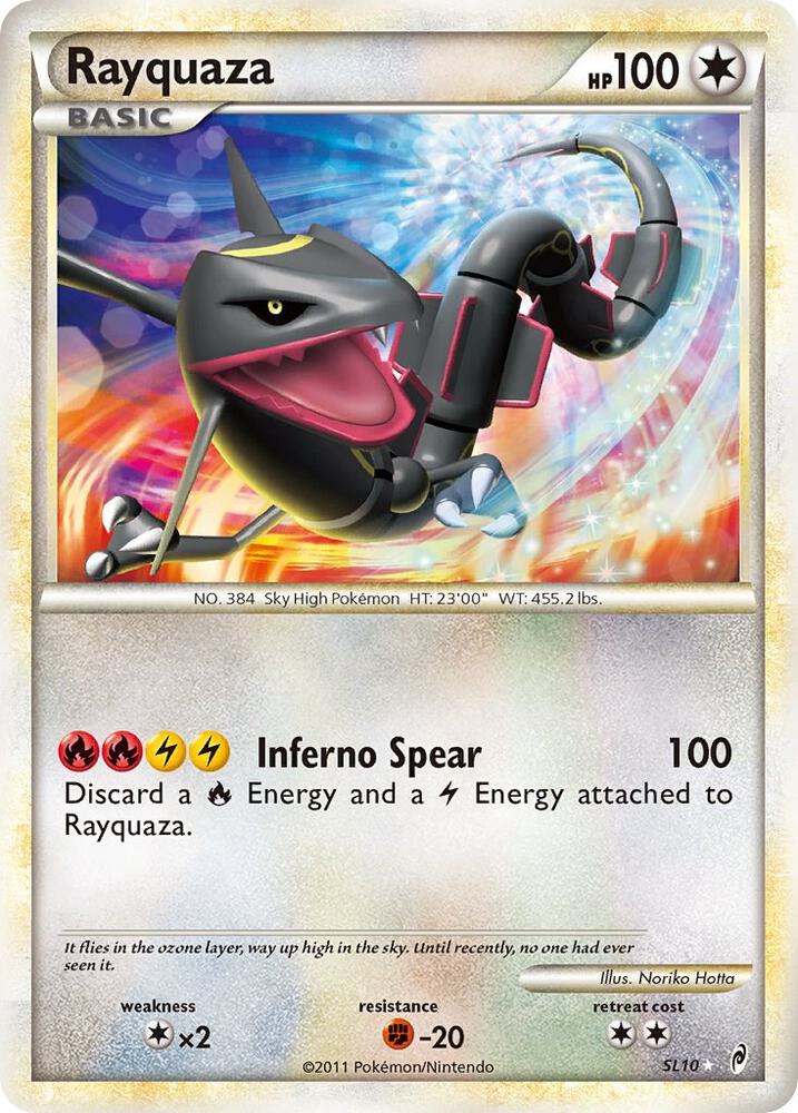 Rayquaza Shiny SL10 (Call of Legends)  - Holofoil