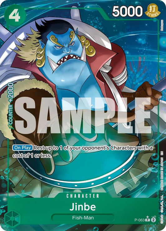 Jinbe P-063 (Premium Booster -The Best- Vol. 2)  - Alternate Art Foil