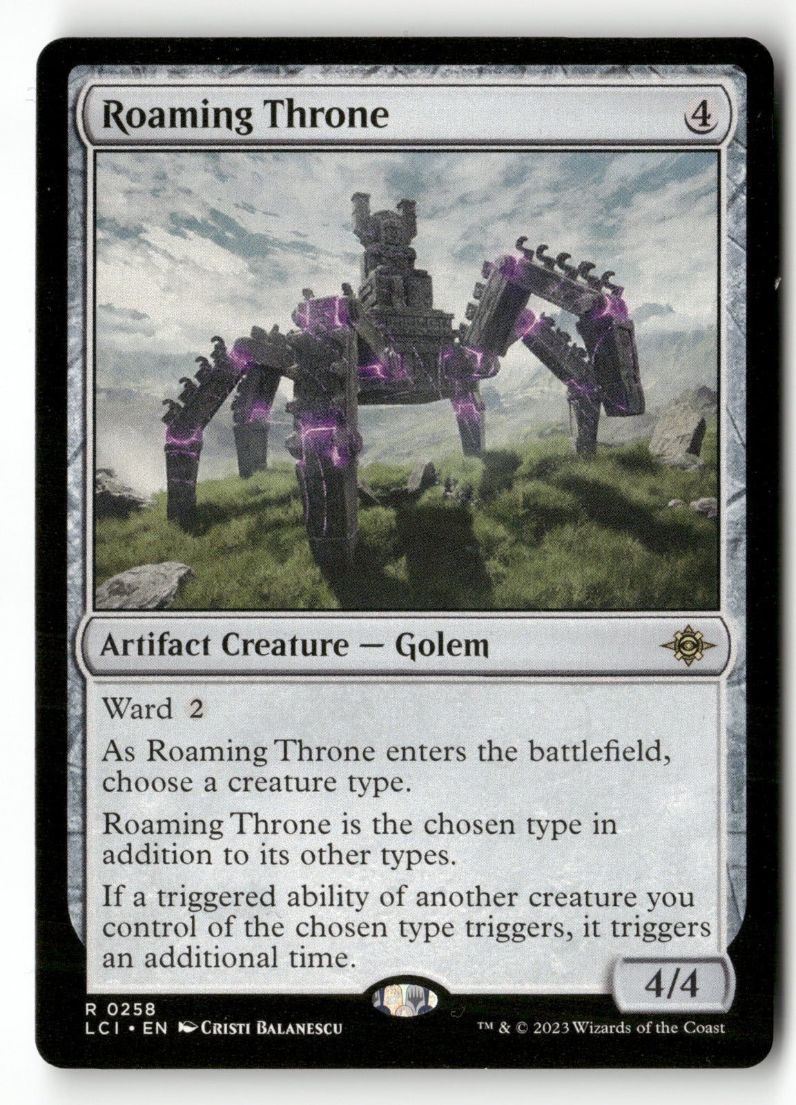 MTG Promo Pack: The Lost Caverns of Ixalan 258 Roaming Throne R NM