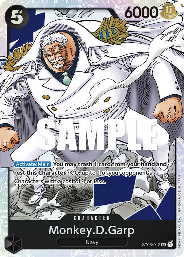 Monkey.D.Garp ST06-012 (Starter Deck 6: Absolute Justice)  - Foil