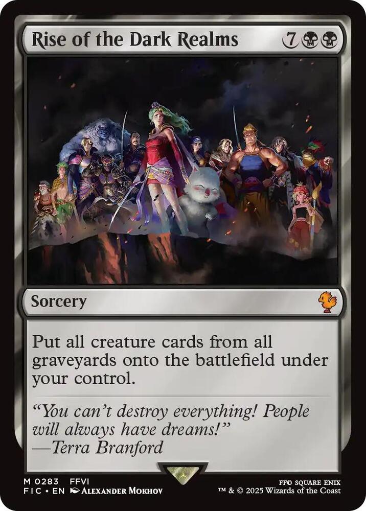 Rise of the Dark Realms 283 (Commander: FINAL FANTASY)  - Surge Foil