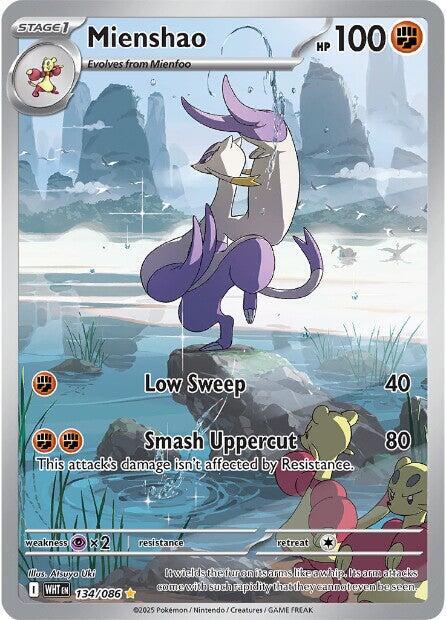 Mienshao 134/086 (SV: White Flare)  - Holofoil