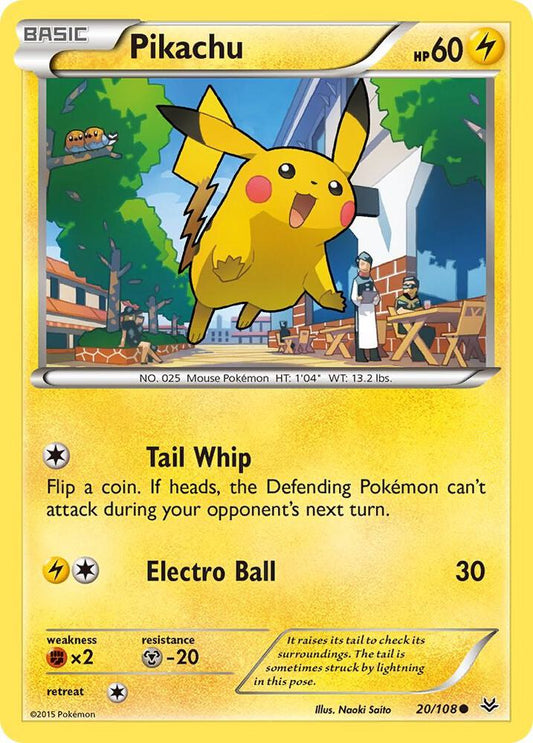 Pikachu 20/108 (XY - Roaring Skies) 