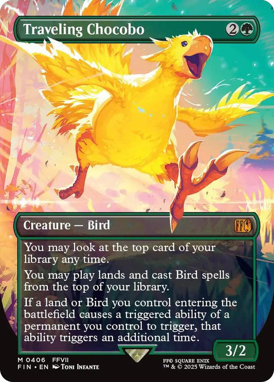 Traveling Chocobo  406/309 (FINAL FANTASY)  - Borderless