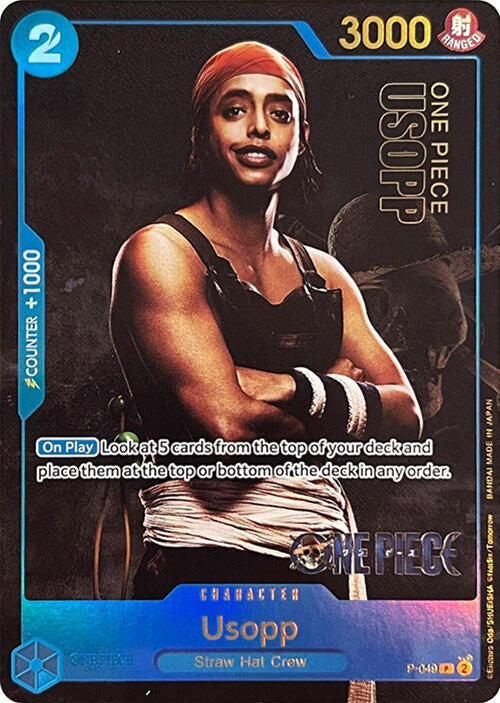 Usopp (PCC Live Action) P-049 (One Piece Promotion Cards)  - Foil