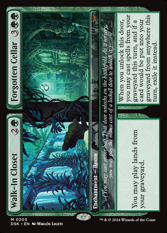 Walk-In Closet // Forgotten Cellar 205 (Duskmourn: House of Horror)  - Foil