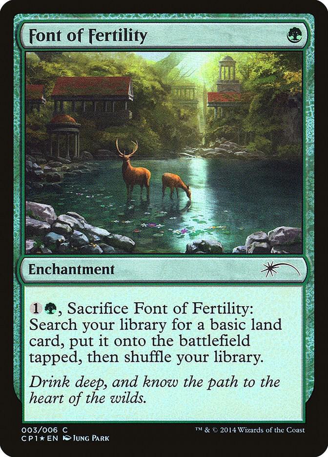 Font of Fertility 3/6 (Unique and Miscellaneous Promos)  - Foil
