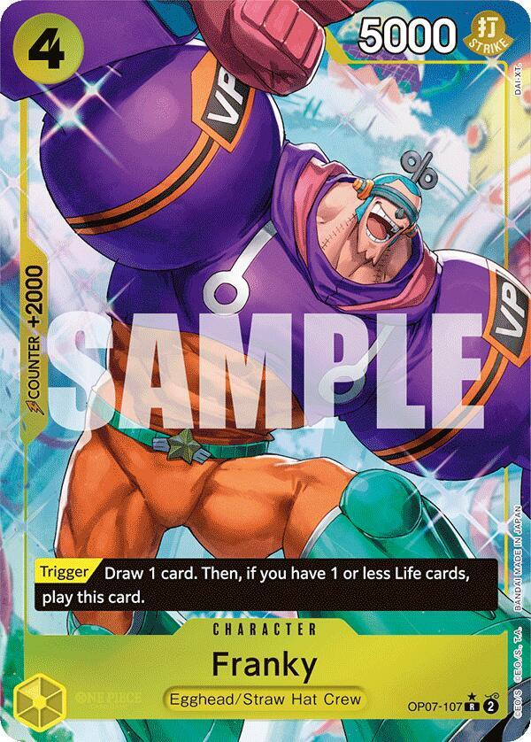 Franky OP07-107 (500 Years in the Future)  - Alternate Art Foil