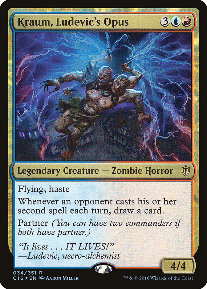Kraum, Ludevic's Opus 34/351 (Commander 2016)  - Foil