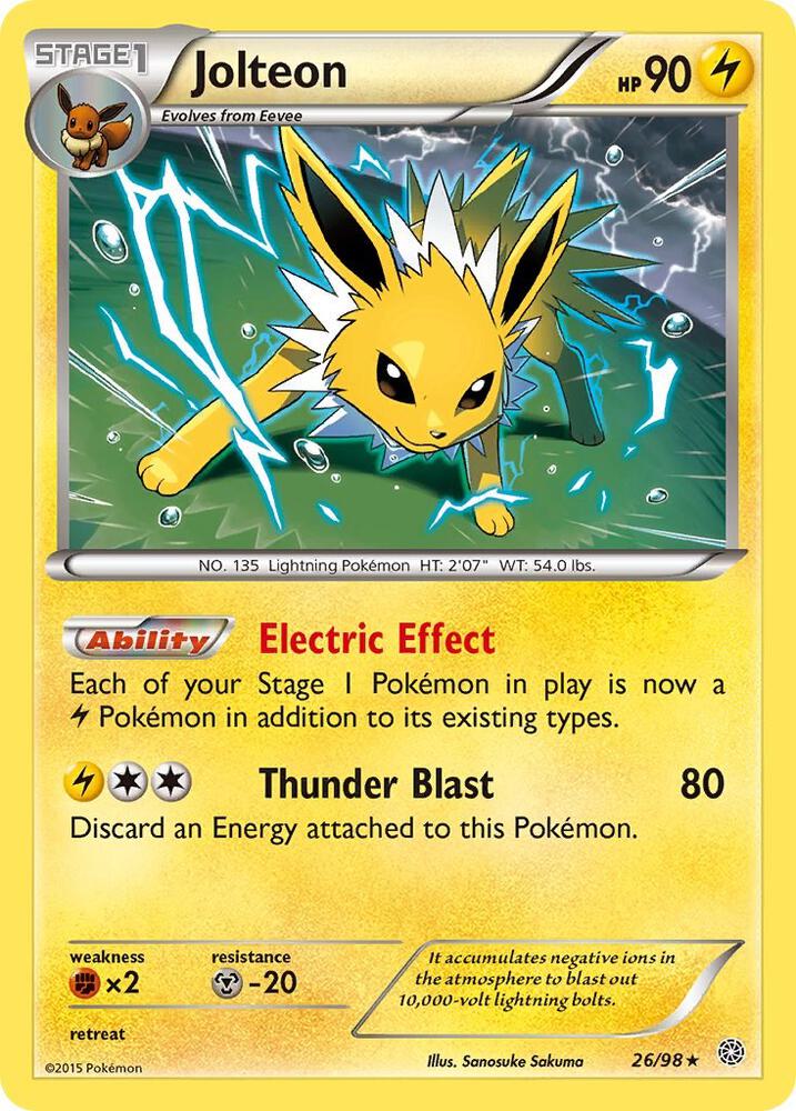 Jolteon 26/98 (XY - Ancient Origins)  - Holofoil