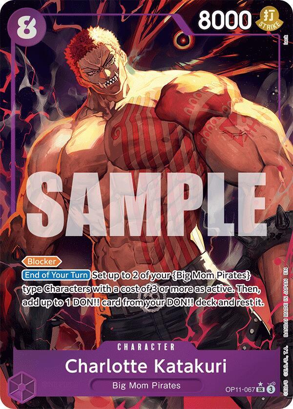 Charlotte Katakuri OP11-067 (A Fist of Divine Speed)  - Alternate Art Foil