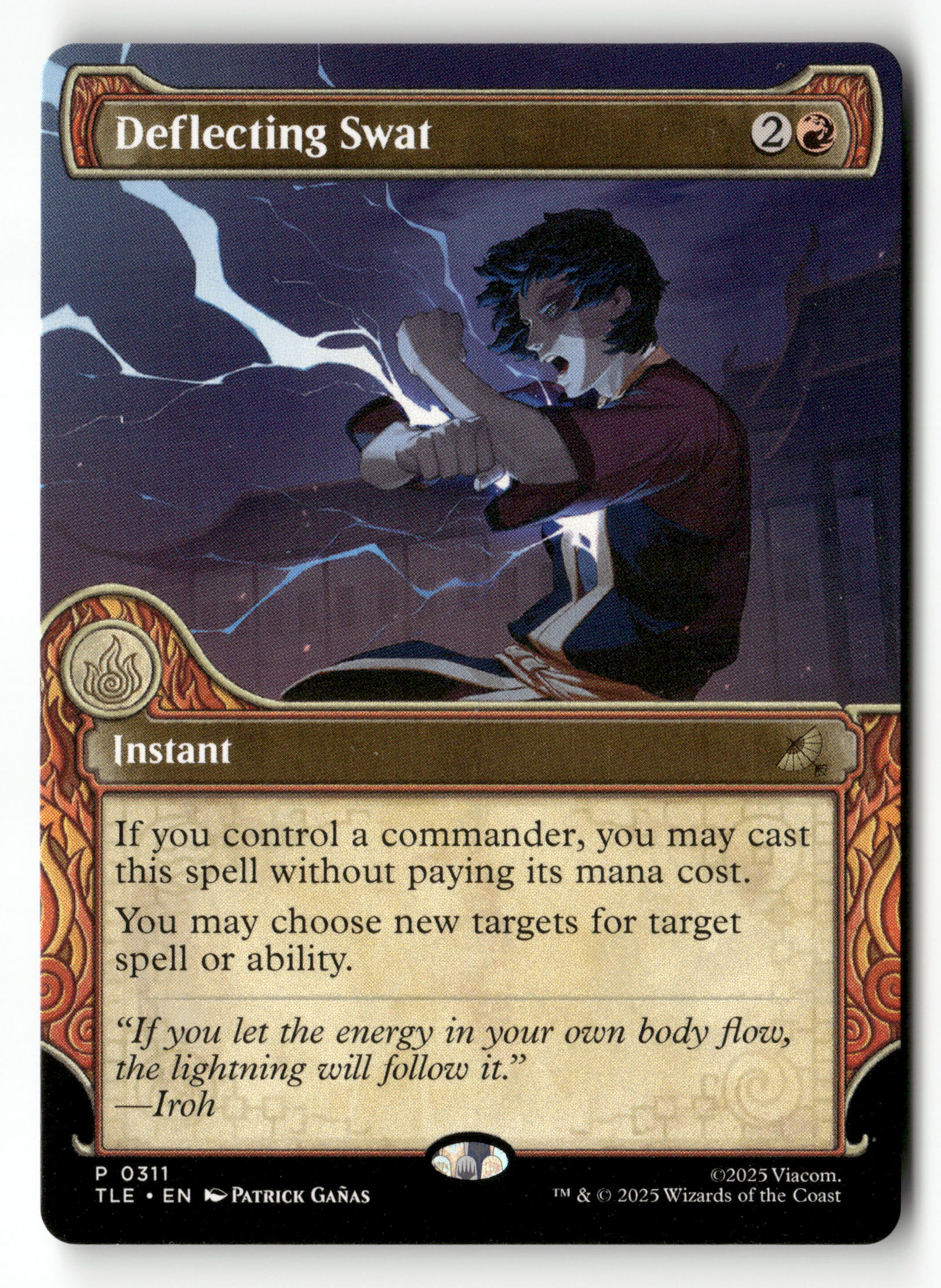 MTG Avatar: The Last Airbender: 311 Deflecting Swat (Showcase) P NM