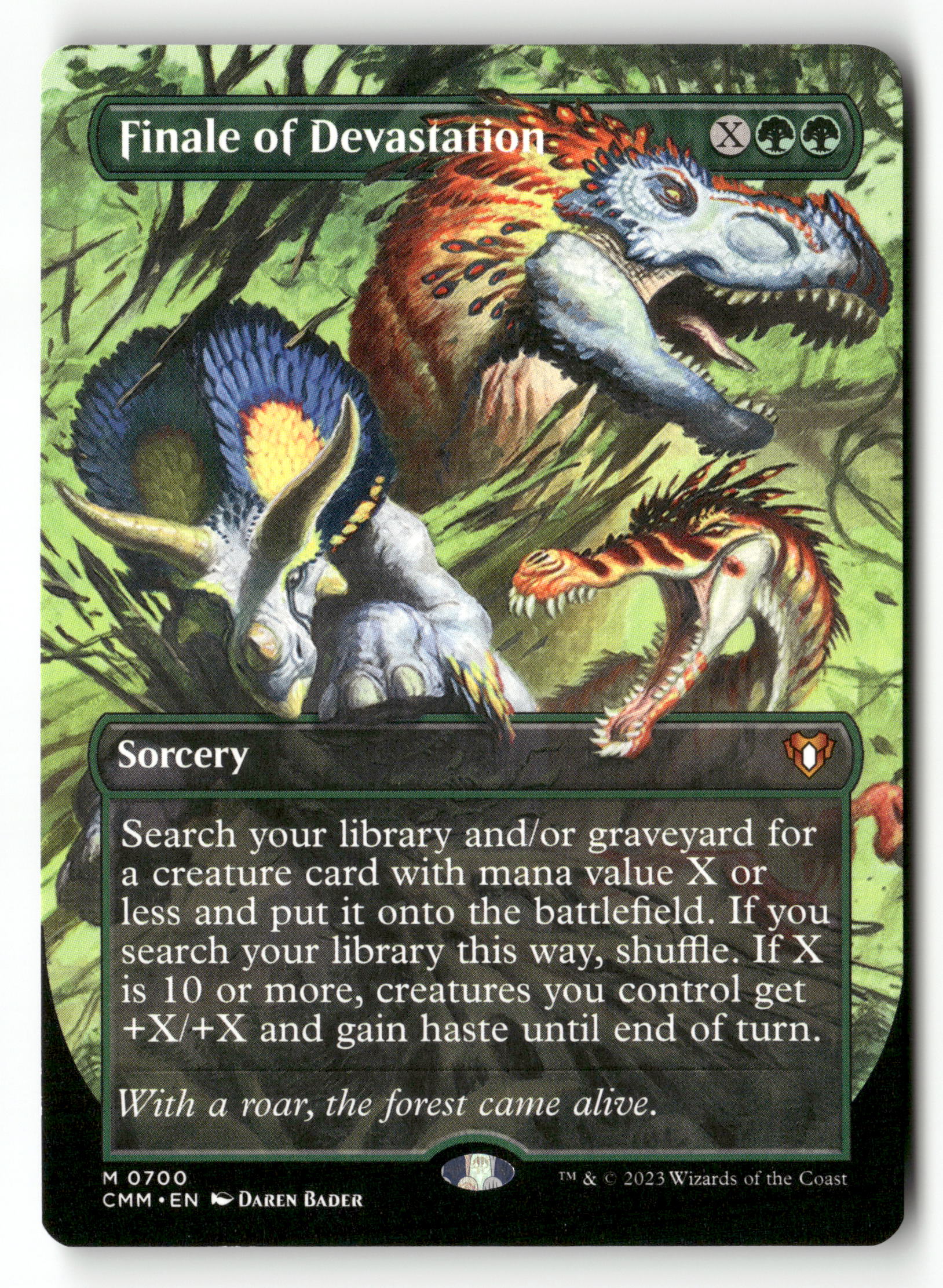 MTG Commander Masters 700 Finale of Devastation (Borderless) M NM