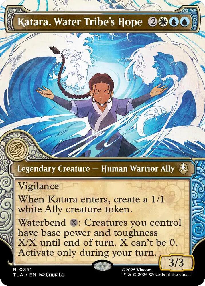 Katara, Water Tribe's Hope 351 (Avatar: The Last Airbender)  - Showcase Foil