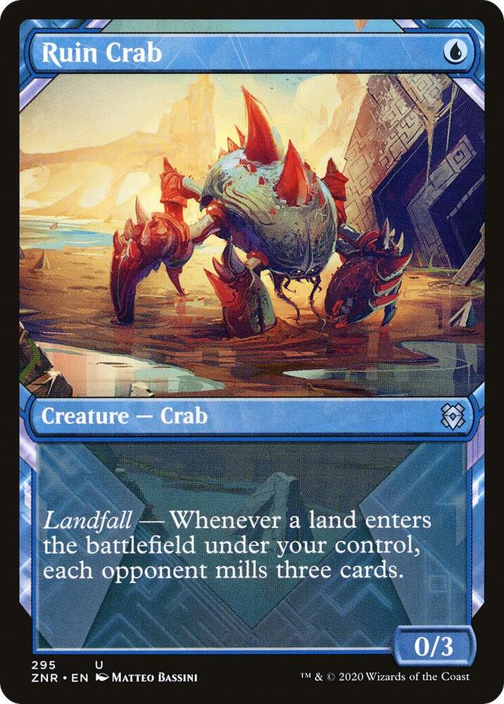 Ruin Crab 295/280 (Zendikar Rising)  - Showcase