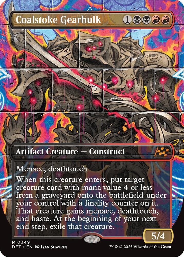 Coalstoke Gearhulk 349 (Aetherdrift)  - Borderless
