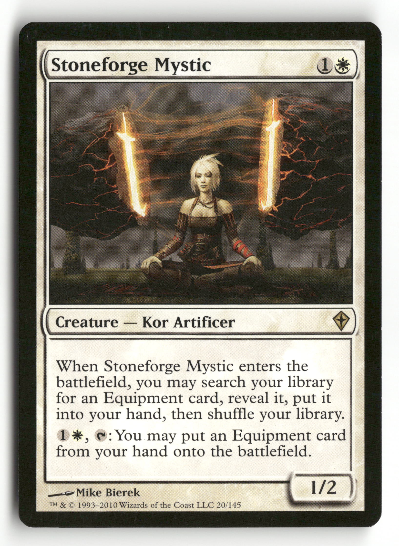Magic The Gathering Worldwake 20 Stoneforge Mystic R NM