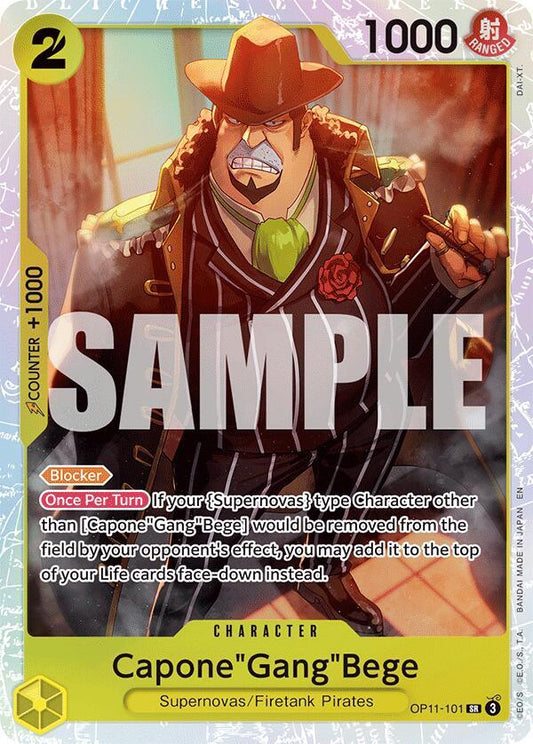 Capone"Gang"Bege OP11-101 (A Fist of Divine Speed)  - Foil