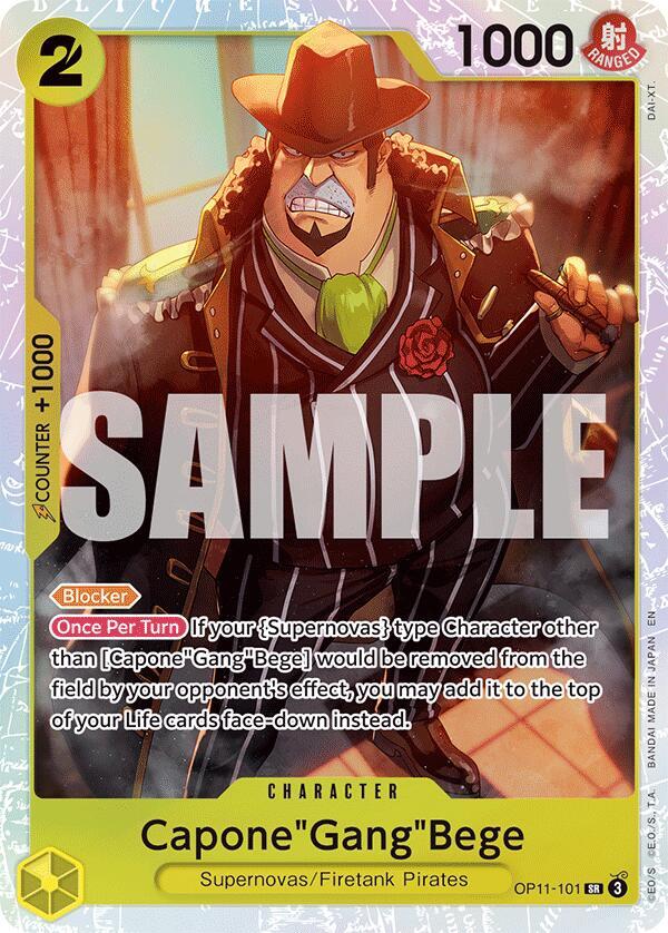 Capone"Gang"Bege OP11-101 (A Fist of Divine Speed)  - Foil