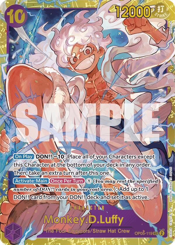 Monkey.D.Luffy (Reprint) OP05-119 (Premium Booster -The Best-)  - Foil