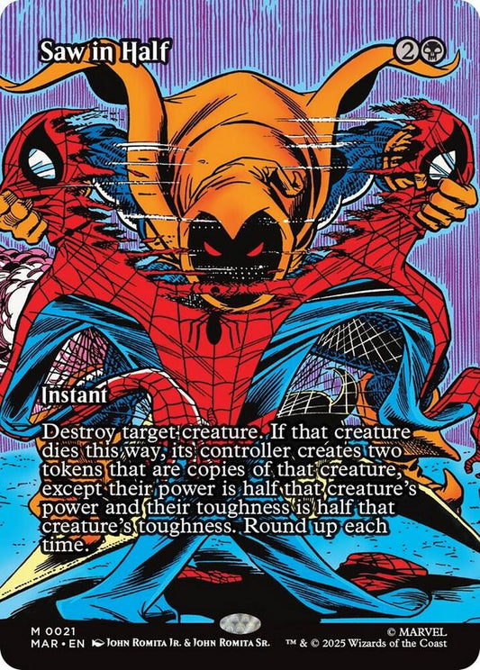 Saw in Half 21 (Marvel Eternal-Legal)  - Borderless