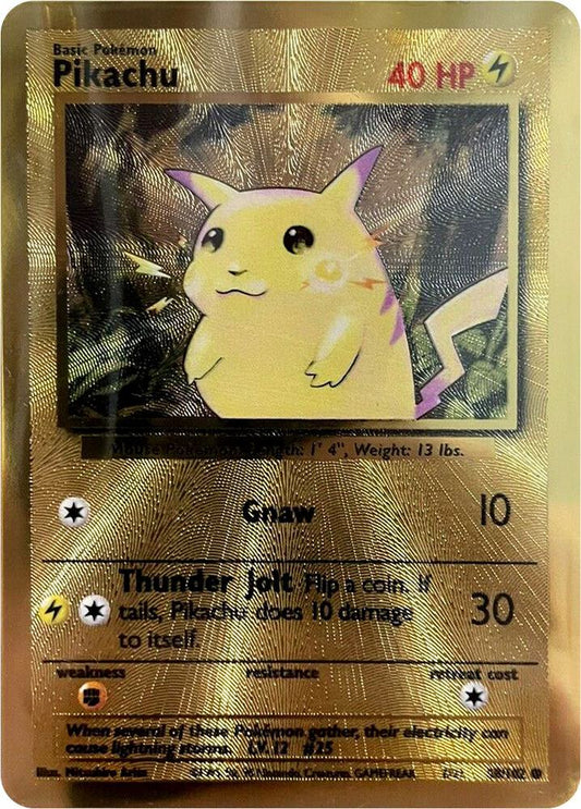 Pikachu Celebrations Metal Card 058/102 (Miscellaneous Cards & Products)  - Holofoil