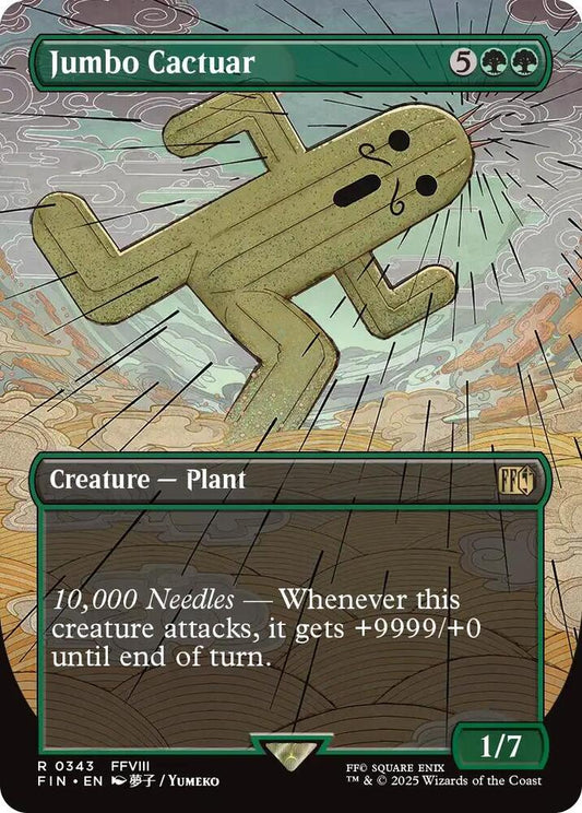 Jumbo Cactuar 343 (FINAL FANTASY)  - Borderless