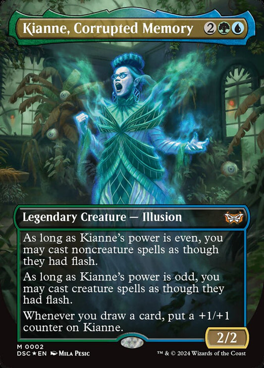 Kianne, Corrupted Memory 2 (Commander: Duskmourn: House of Horror)  - Borderless Foil