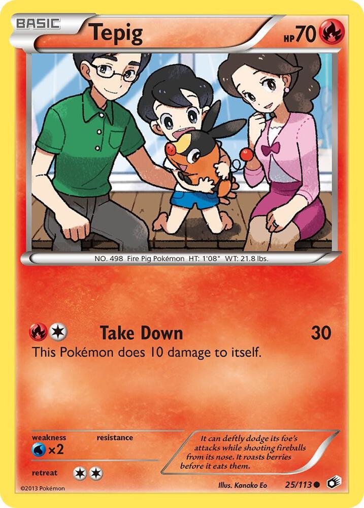 Tepig 25/113 (Legendary Treasures) 