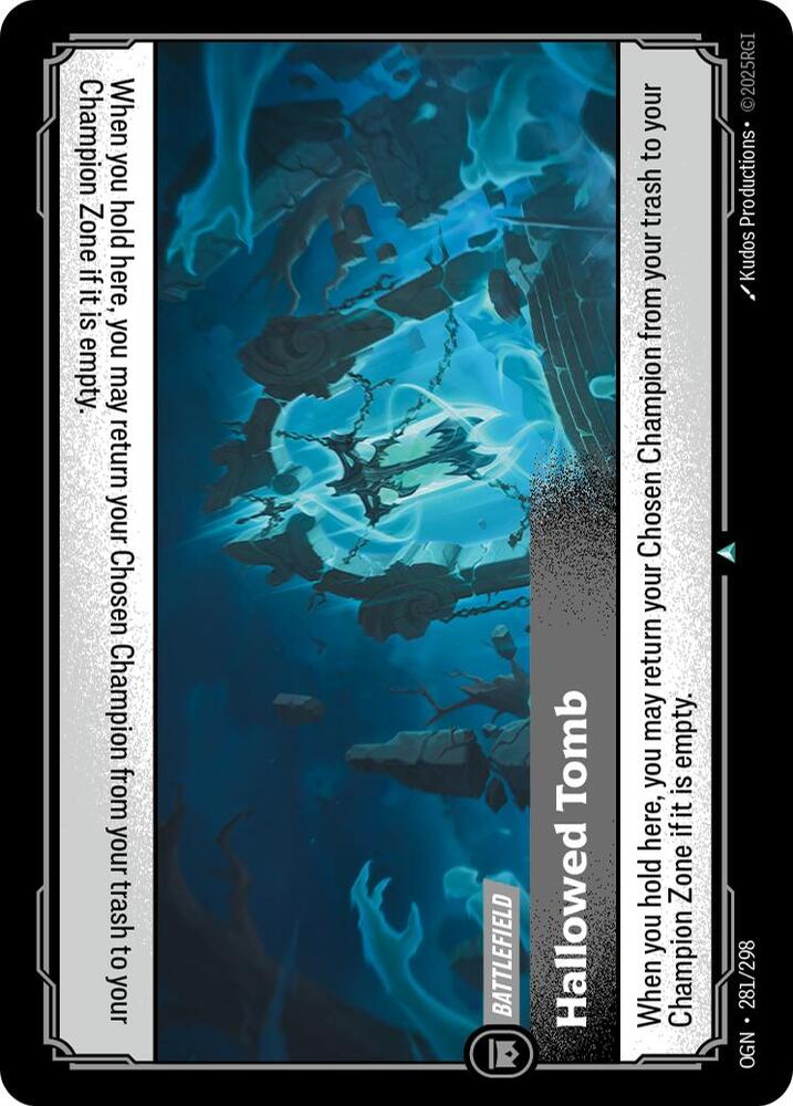 Hallowed Tomb 281/298 (Origins)  - Foil