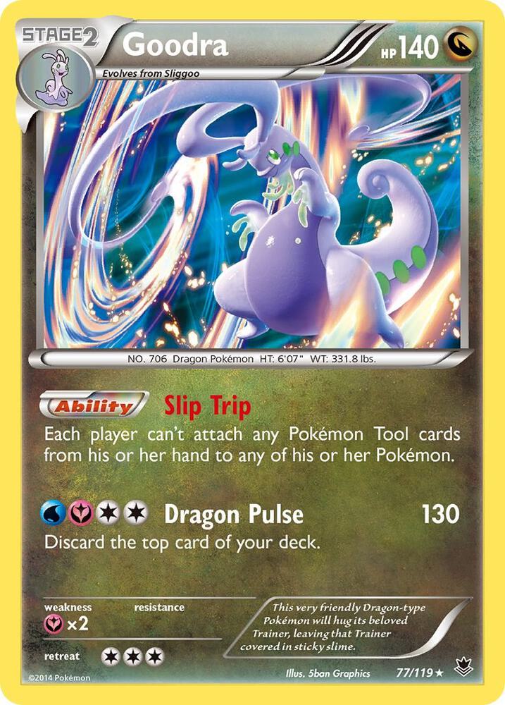 Goodra 77/119 (XY - Phantom Forces)  - Holofoil