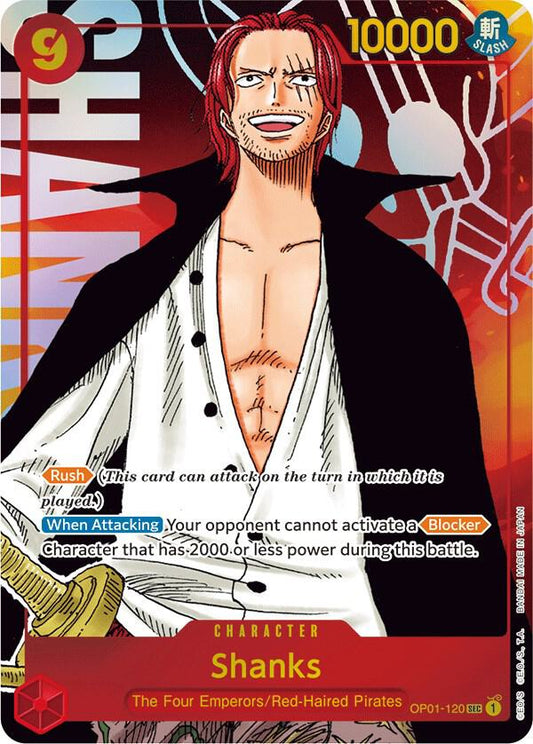 Shanks OP01-120 (Romance Dawn)  - Parallel Foil
