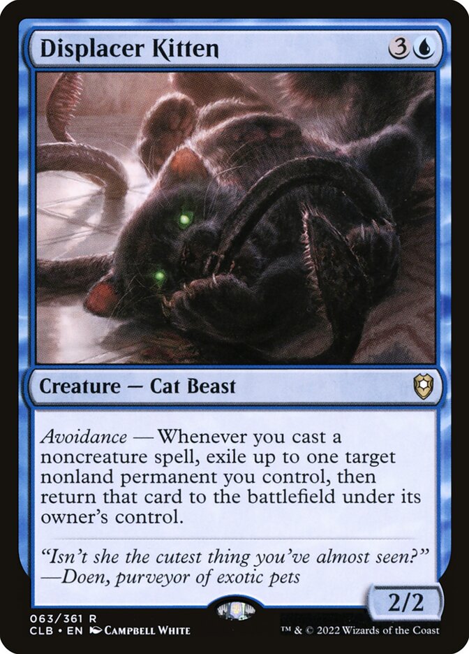 Displacer Kitten 63 (Commander Legends: Battle for Baldur's Gate) 