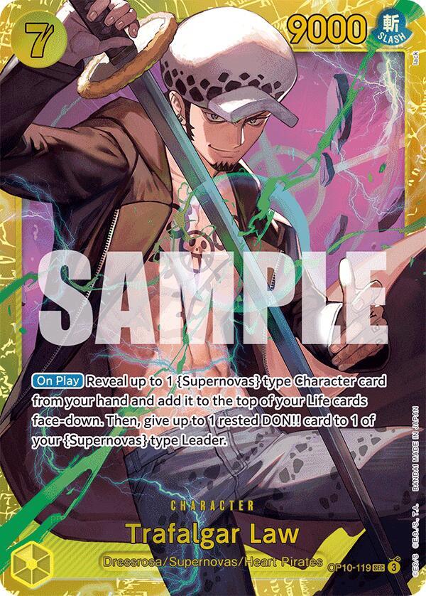 Trafalgar Law OP10-119 (Royal Blood)  - Foil