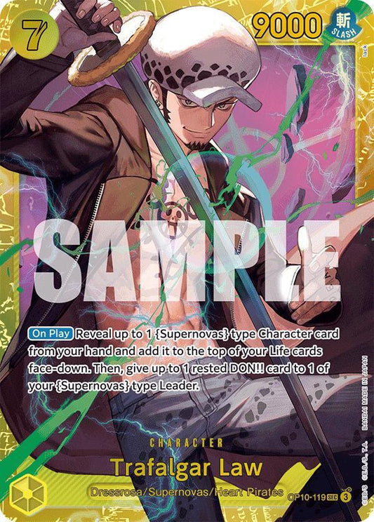 Trafalgar Law OP10-119 (Royal Blood)  - Foil