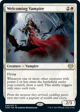 Welcoming Vampire 46 (Innistrad: Crimson Vow)  - Foil