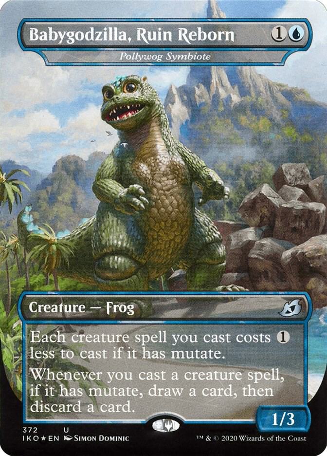 Babygodzilla, Ruin Reborn - Pollywog Symbiote 372 (Ikoria: Lair of Behemoths)  - Foil