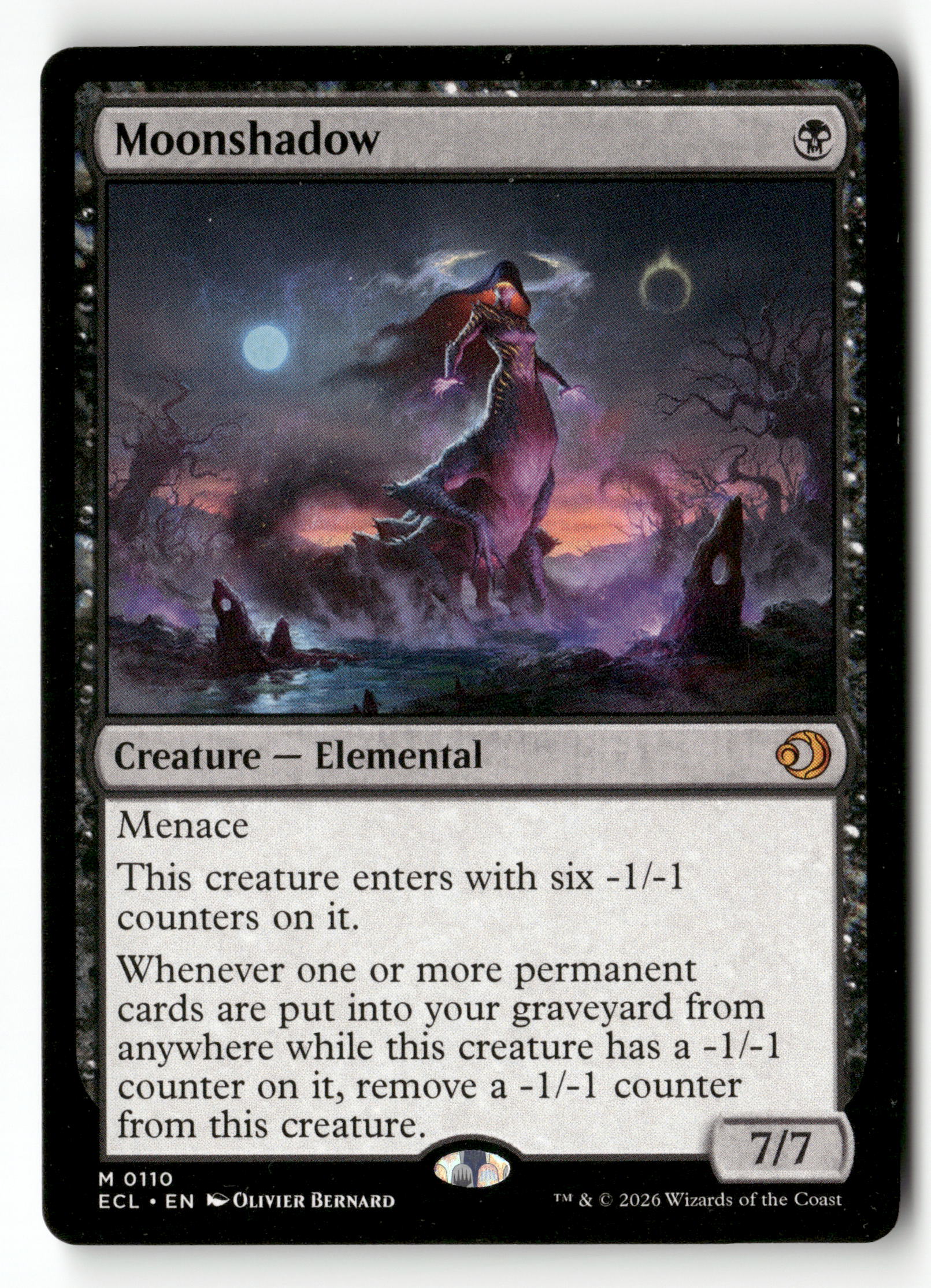 MTG Lorwyn Eclipsed 110 Moonshadow M NM
